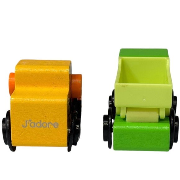 Two J’Adore Wooden Vehicles: Dump Truck & Bobcat - Picture 7 of 7